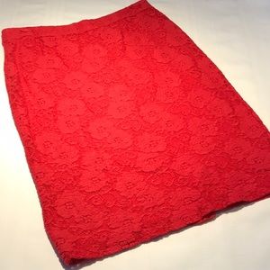 Stretch Lace Pencil Skirt from Maeve
